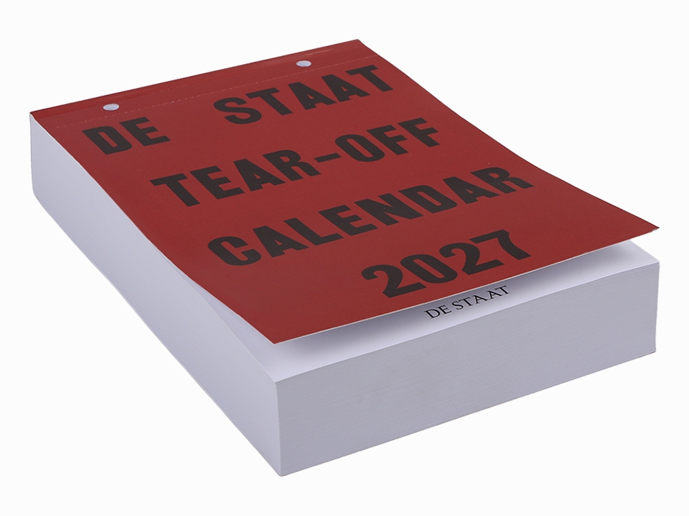 Tear-off Calendar 14,8 x 21 cm.