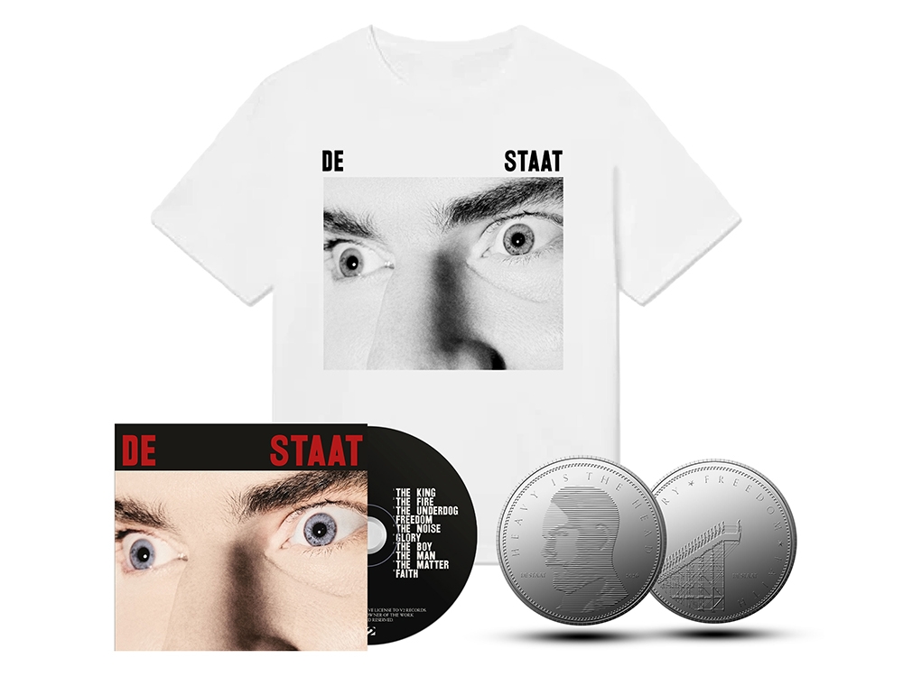 DE STAAT CD BUNDLE CD + T-shirt + Coin