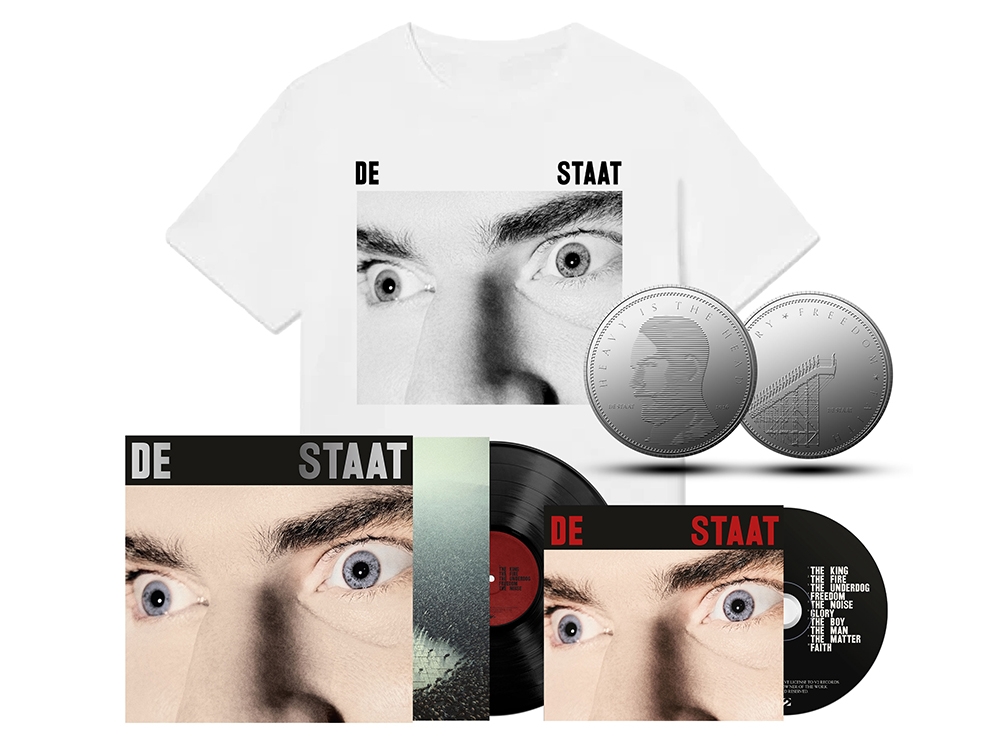 DE STAAT DELUXE BUNDLE Vinyl + CD  + T-shirt + Coin