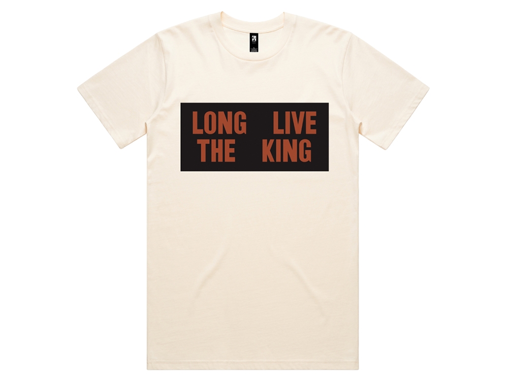 THE KING tshirt Natural